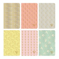 6-Pack Clairefontaine Neo Deco Notebook A5 Assorted