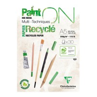 PaintON Recycled Paper Pad White A5 30 sheet