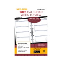 Debden Dayplanner Pocket Week to View Refill 2026