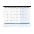 Debden Desktop Planner 382x540mm Month to View 2026