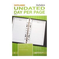 Debden Dayplanner Refill Undated 30 Days 216mm x140mm 7-Ring Debden Dayplanner Refill Undated 30 Days 216mm x140mm 7-Ring