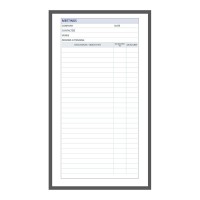 Debden Dayplanner Refill Meetings 172mm x 96mm 6-Ring