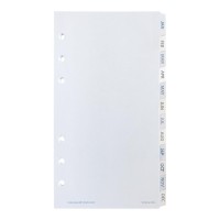 Month Tabs For Debden Personal Dayplanner Jan-Dec 172mm x 96mm 6-Ring