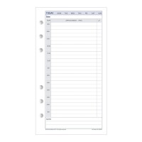 Debden Dayplanner Refill Undated 30 Days 172mm  x 96 mm 6-Ring