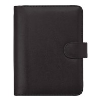 Debden Personal Dayplanner with Snap Closure Black, 172mm x 96mm 6-Ring