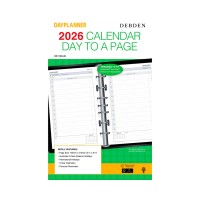 Debden Desk Dayplanner Refill 2026 Day to Page 7-Ring 2026 Debden Desk Dayplanner Refill 2026 Day to Page 7-Ring 2026