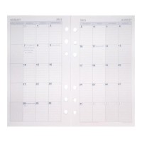 Debden Dayplanner Refill 2023 Month to View 172mm x 96mm 6-Ring