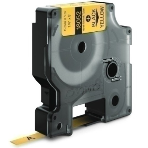 Rhino 18052 Heatshrink Tube Tape 6mm Black On Yellow - Genuine Rhino 18052 Heatshrink Tube Tape 6mm Black On Yellow - Genuine