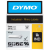 Dymo DY18443 S0718580 Rhino Black on White Vinyl 9mm x 5.5m - Genuine