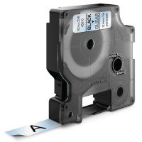 Dymo D1 45010 Plastic Black on Clear Label Tape 12mm x 7m - Genuine