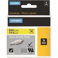 Rhino 18052 Heatshrink Tube Black On Yellow 1.5m x 6mm - Genuine