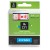 Dymo 19mm x 7m Red on White D1 Label Tape - Genuine