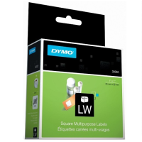 Dymo S0929120 Removable 25mm x 25mm White 750 Labels - Genuine