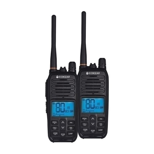 2-Pack ECOXGEAR ECOXTALK EXG500 UHF CB Handheld Radio 2-Pack ECOXGEAR ECOXTALK EXG500 UHF CB Handheld Radio