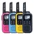 4-pack ECOXGEAR ECOXTALK EXG50 UHF CB Handheld Radios (Black, Blue, Pink, and Yellow)