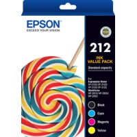 Epson 212 - C13T02R692 Ink C+Y+M 130 Pages +Bk 150 Pages - Genuine