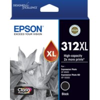Epson 312XL - C13T183192 Black Ink 500 Pages - Genuine Epson 312XL - C13T183192 Black Ink 500 Pages - Genuine