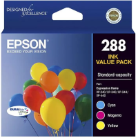 Epson 288 - C13T305592 CMY Colour Pack Standard Yield - Genuine Epson 288 - C13T305592 CMY Colour Pack Standard Yield - Genuine