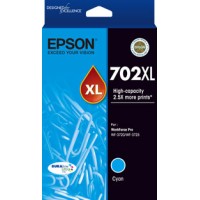 Epson 702XL - C13T345292 High Yield Cyan Ink 950 Pages - Genuine Epson 702XL - C13T345292 High Yield Cyan Ink 950 Pages - Genuine