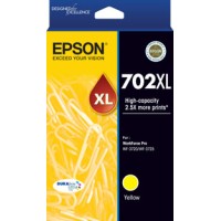 Epson 702XL - C13T345492 High Yield Yellow Ink 950 Pages - Genuine Epson 702XL - C13T345492 High Yield Yellow Ink 950 Pages - Genuine