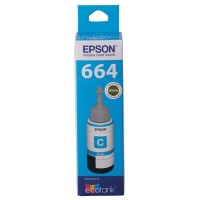 Epson T664 - C13T664292 Cyan Eco Tank Ink 7500 Pages - Genuine Epson T664 - C13T664292 Cyan Eco Tank Ink 7500 Pages - Genuine
