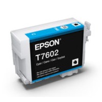 Epson T7602 - C13T760200 Cyan Ink Sure Colour S-P600 - Genuine Epson T7602 - C13T760200 Cyan Ink Sure Colour S-P600 - Genuine