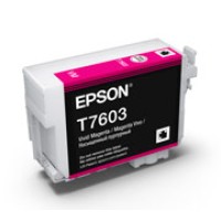 Epson T7603 - C13T760300 Vivid Magenta Ink Sure Colour SCP600 - Genuine Epson T7603 - C13T760300 Vivid Magenta Ink Sure Colour SCP600 - Genuine