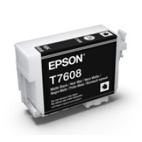Epson T7608 - C13T760800 Matte Black Ink Sure Colour SC-P600 - Genuine Epson T7608 - C13T760800 Matte Black Ink Sure Colour SC-P600 - Genuine