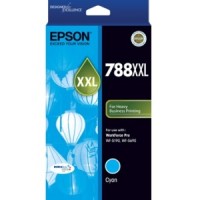 Epson 788XXL - C13T788292 Cyan Ink Cartridge 4000 Pages - Genuine Epson 788XXL - C13T788292 Cyan Ink Cartridge 4000 Pages - Genuine