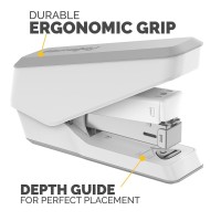 Stapler Fellowes LX840 EasyPress Half Strip White