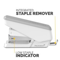 Stapler Fellowes LX840 EasyPress Half Strip White