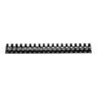 Fellowes Plastic Binding Coils Oval 38mm Black, Pack of 50