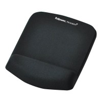 Fellowes PlushTouch Wrist Support Mouse Pad - Black