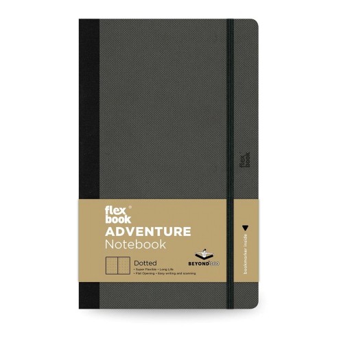 Flexbook Adventure Notebook Medium Dotted Off-Black Flexbook Adventure Notebook Medium Dotted Off-Black