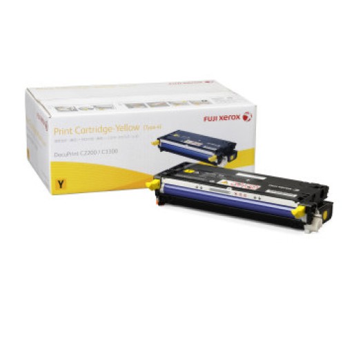 Fuji Xerox CT350673 Yellow Toner - C2200 C3300 - Genuine Fuji Xerox CT350673 Yellow Toner - C2200 C3300 - Genuine