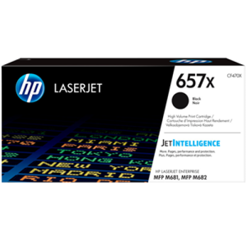 HP 657X - CF470X Black Toner 28,000 Pages - Genuine HP 657X - CF470X Black Toner 28,000 Pages - Genuine