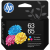 HP 63 - HP 65 - B7RT2AA Tricolour Ink Cartridge 100 Pages - Genuine