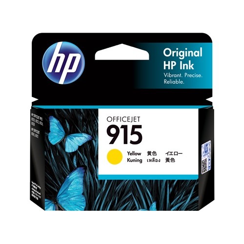 HP 915 - 3YM17AA Yellow Ink Cartridge 315 Pages - Genuine HP 915 - 3YM17AA Yellow Ink Cartridge 315 Pages - Genuine