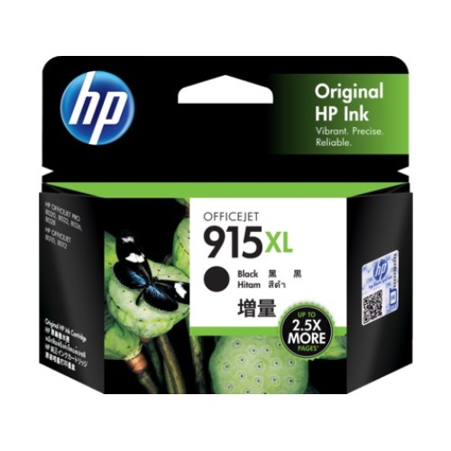HP 915XL - 3YM22AA Hi-Yield Black Ink Cartridge 825 Pages - Genuine HP 915XL - 3YM22AA Hi-Yield Black Ink Cartridge 825 Pages - Genuine