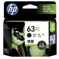 HP 63XL - F6U64AA Black Ink Cartridge 480 Pages - Genuine