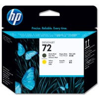 HP 72 - C9384A Printhead Matte Black / Yellow - Genuine