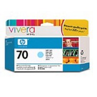 HP 70 - C9390A Light Cyan Ink Cartridge 130ml - Genuine