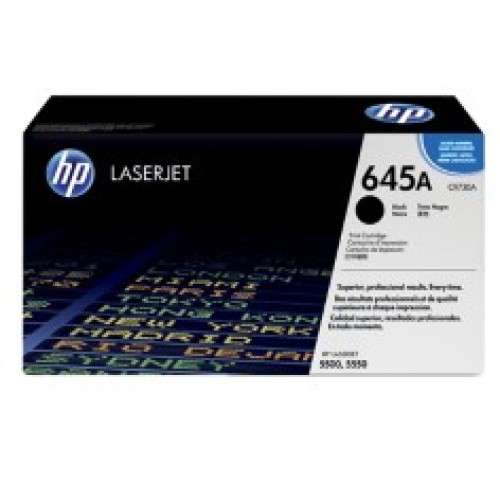 HP 645A Black Toner C9730A - LaserJet 5500 5550 - Genuine HP 645A Black Toner C9730A - LaserJet 5500 5550 - Genuine