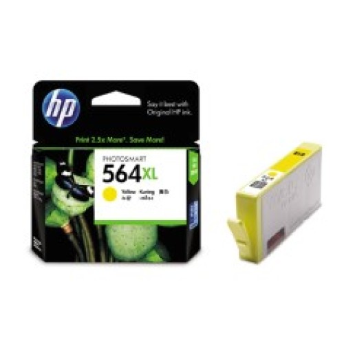 HP 564XL - CB325WA Yellow Ink Cartridge 750 Pages - Genuine HP 564XL - CB325WA Yellow Ink Cartridge 750 Pages - Genuine