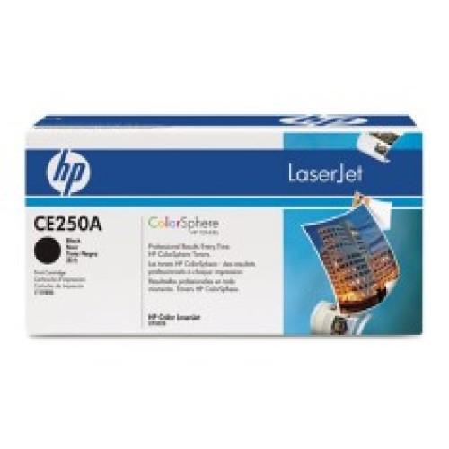 HP 504A Black Toner CE250A - LaserJet CP3520 CM3530 - Genuine HP 504A Black Toner CE250A - LaserJet CP3520 CM3530 - Genuine