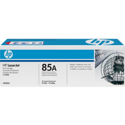 HP 85A - CE285A Black Toner 1,600 Pages - Genuine HP 85A - CE285A Black Toner 1,600 Pages - Genuine
