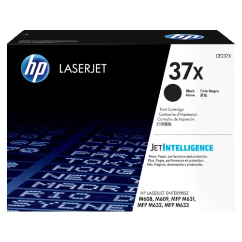 HP 37X - CF237X Black Toner Cartridge 25,000 Pages - Genuine HP 37X - CF237X Black Toner Cartridge 25,000 Pages - Genuine