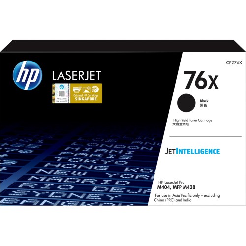 HP 76X - CF276X Black Toner Cartridge 10,000 Pages - Genuine HP 76X - CF276X Black Toner Cartridge 10,000 Pages - Genuine