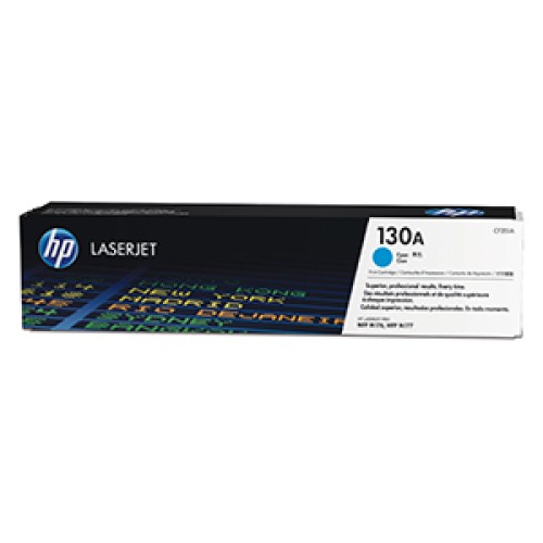 HP 130A - CF351A Cyan Toner Cartridge 1,000 Pages - Genuine HP 130A - CF351A Cyan Toner Cartridge 1,000 Pages - Genuine