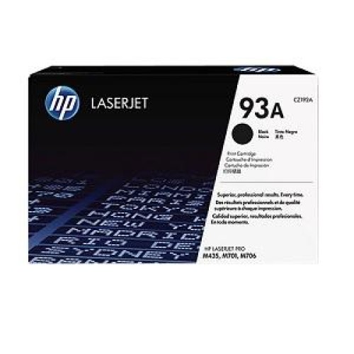 HP 93A - CZ192A Black Toner Cartridge 12,000 Pages - Genuine HP 93A - CZ192A Black Toner Cartridge 12,000 Pages - Genuine